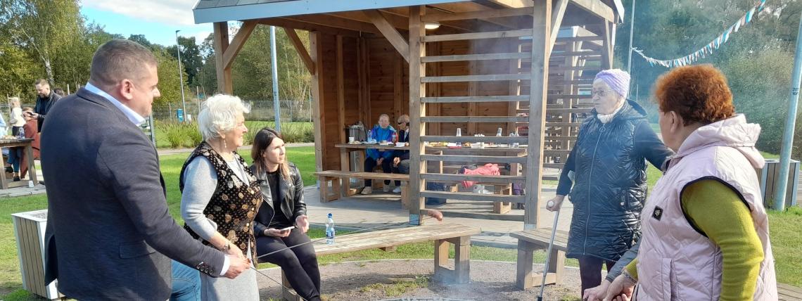 PIKNIK DLA SENIORÓW NA PRZYSTANI KAJAKOWEJ