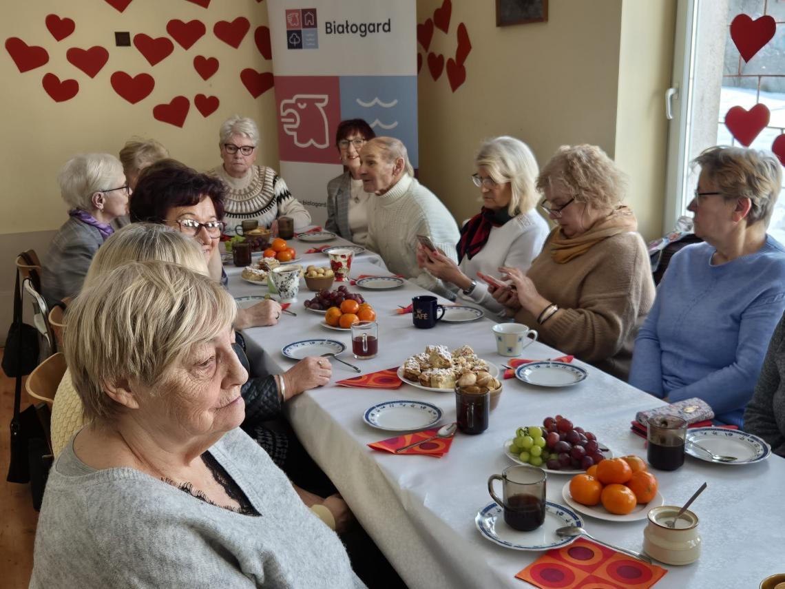 Spotkanie Walentynkowe w Klubie Seniora
