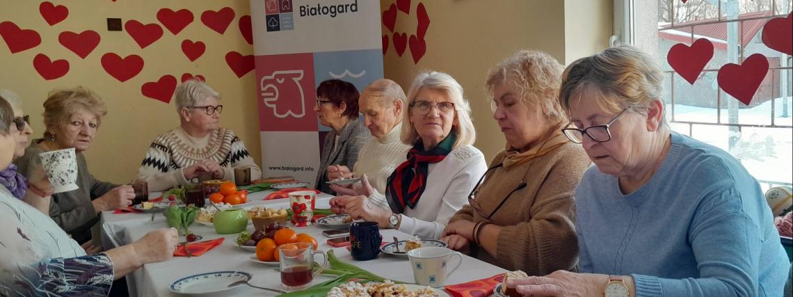 Spotkanie Walentynkowe w Klubie Seniora
